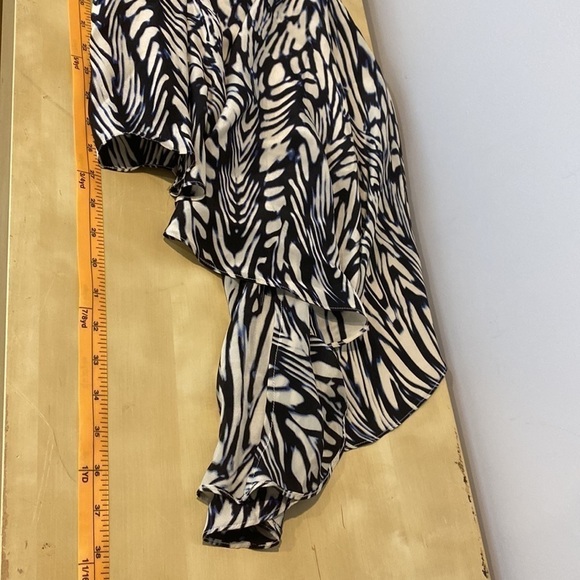 Anthro • Leifsdottir Inked Antonia Silk High Low Skirt - Picture 12 of 14